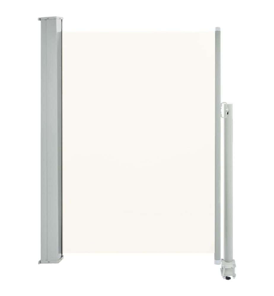 Ausziehbare Seitenmarkise 100 x 300 cm Creme