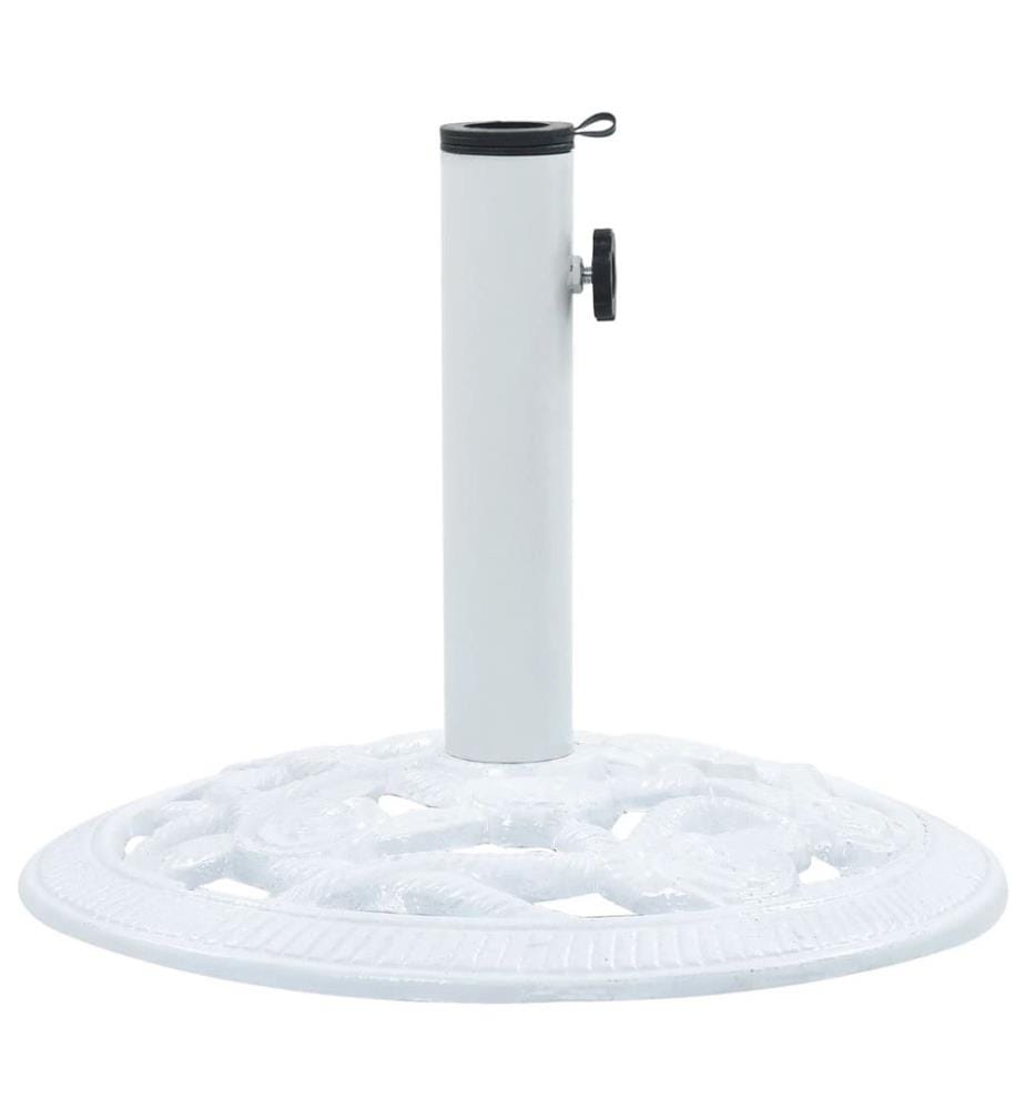 Sonnenschirmständer Weiss 9 kg 40 cm Gusseisen
