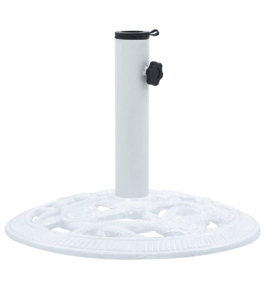 Sonnenschirmständer Weiss 9 kg 40 cm Gusseisen