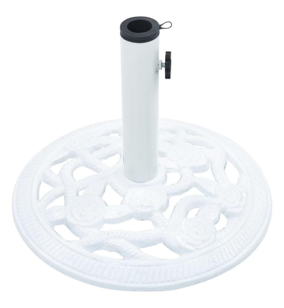 Sonnenschirmständer Weiss 9 kg 40 cm Gusseisen
