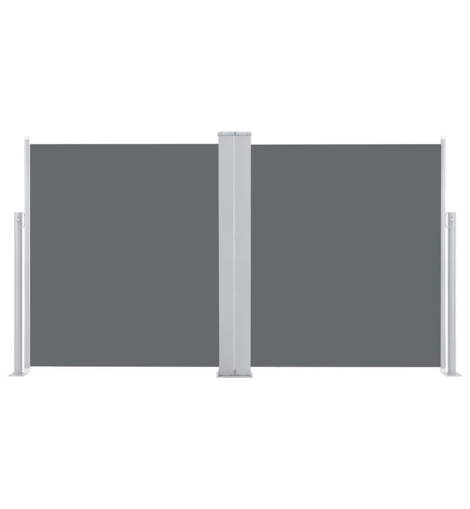 Auvent latéral rétractable Anthracite 140 x 600 cm