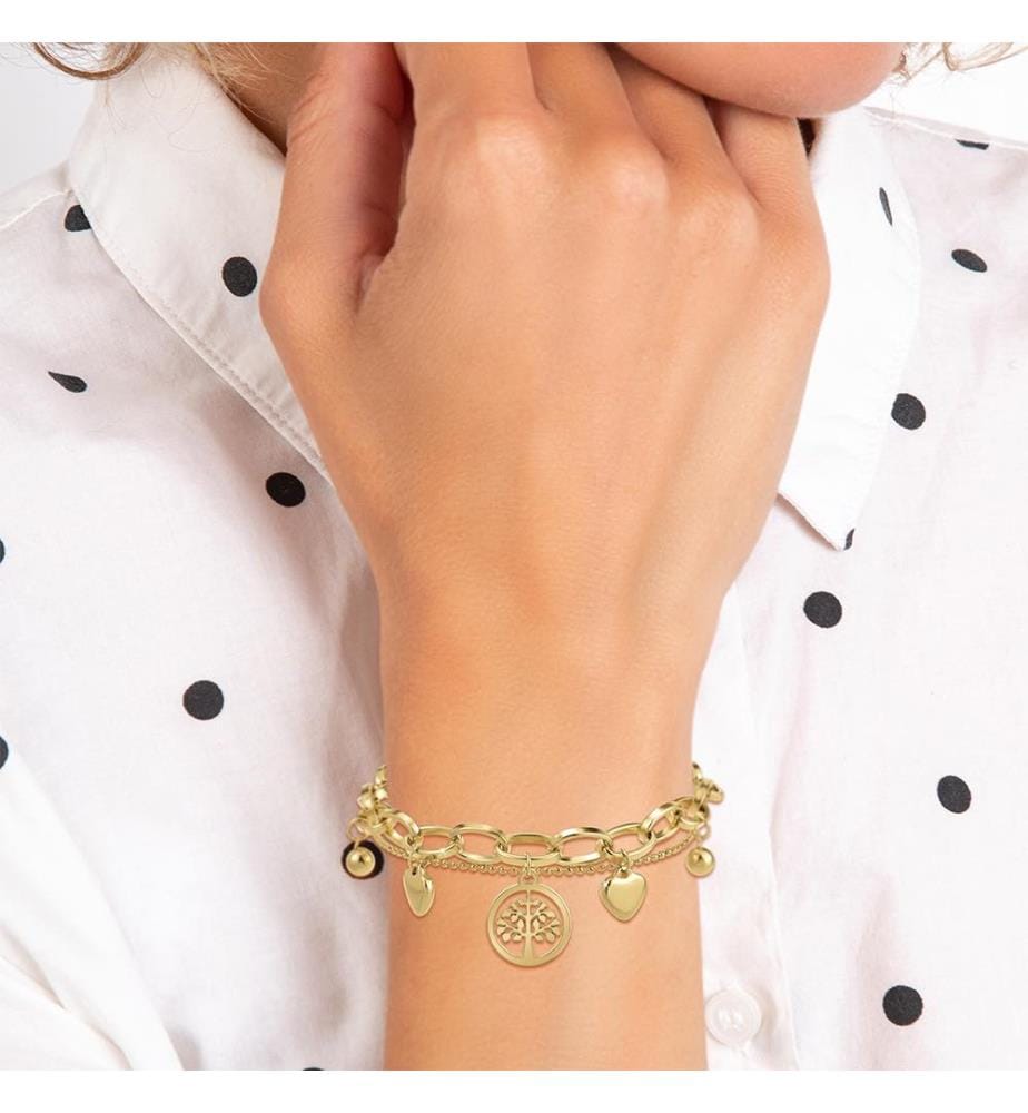 Armband aus Edelstahl - Vergoldet
