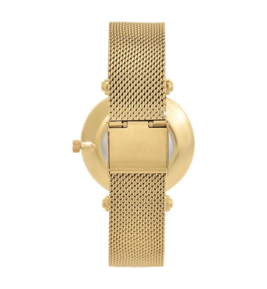 Orologio elegante con cristalli scintillanti - Oro e nero
