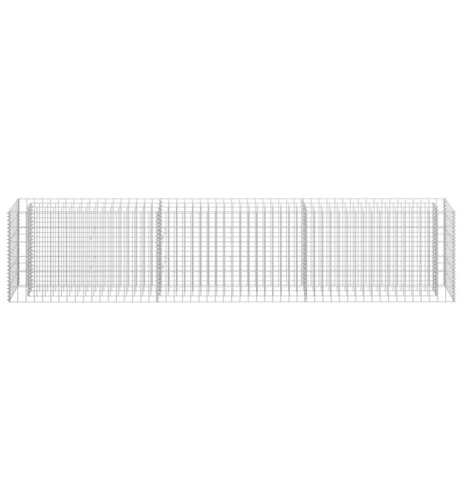 Gabionen-Hochbeet Verzinkter Stahl 270×30×60 cm