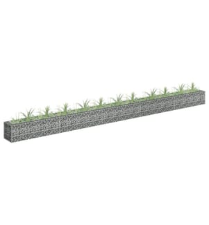 Gabionen-Hochbeet Verzinkter Stahl 450×30×30 cm