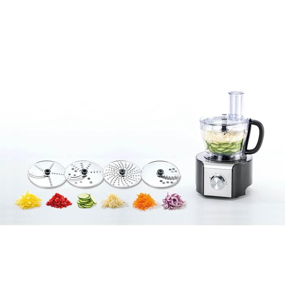Hachoir Food Processor - Argenté et Noir