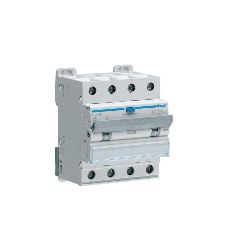 Hager - FI / LS 4P 6kA C-16A 30mA Typ A