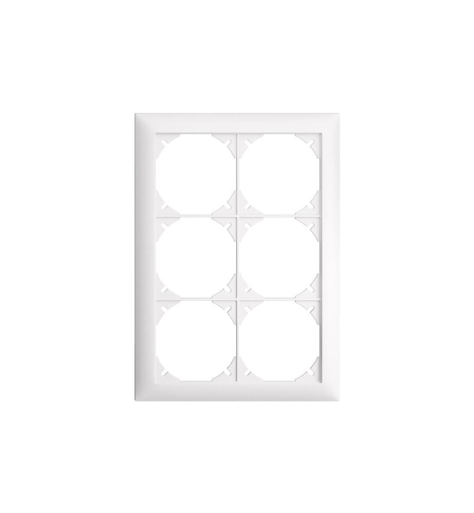 FELLER - EDIZIOdue Cadre de recouvrement 2 x 3, blanc
