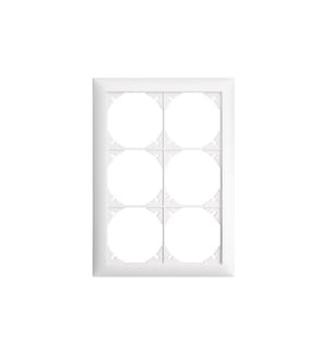 FELLER - EDIZIOdue Abdeckrahmen 2 x 3, weiss