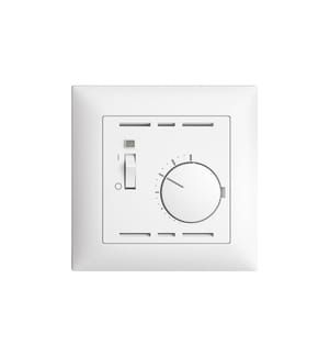 FELLER - EDIZIOdue Raumthermostat UP mit Schalter, Weiss