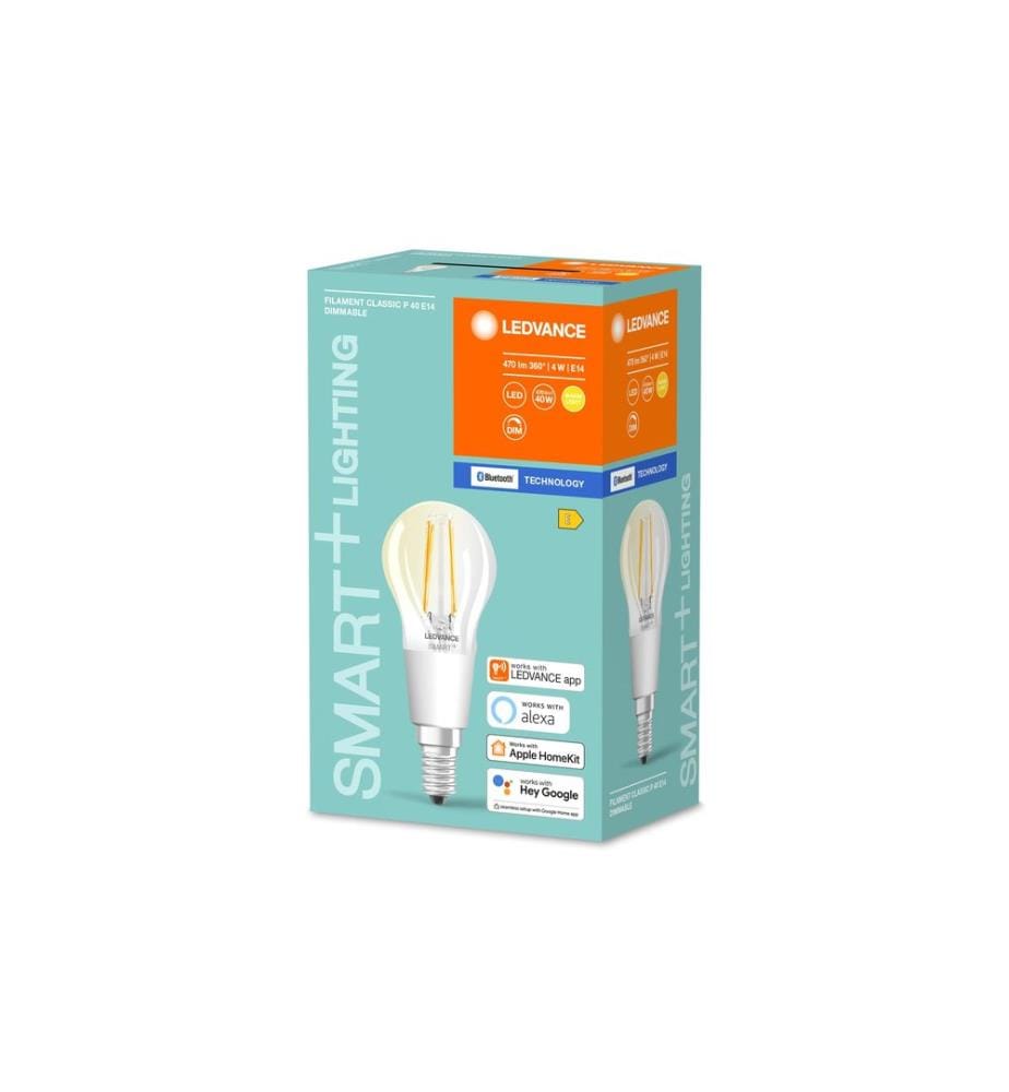 LEDVANCE - Ampoule SMART+ Mini Bulb, Filament, 4W, E14, BT