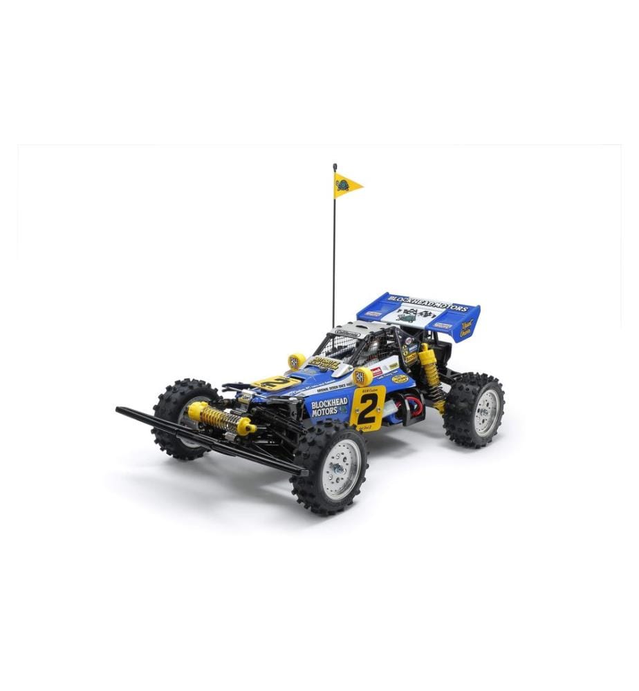 TAMIYA - Buggy Hotshot II Blockhead Motors, 4WD, kit de construction, 1:10