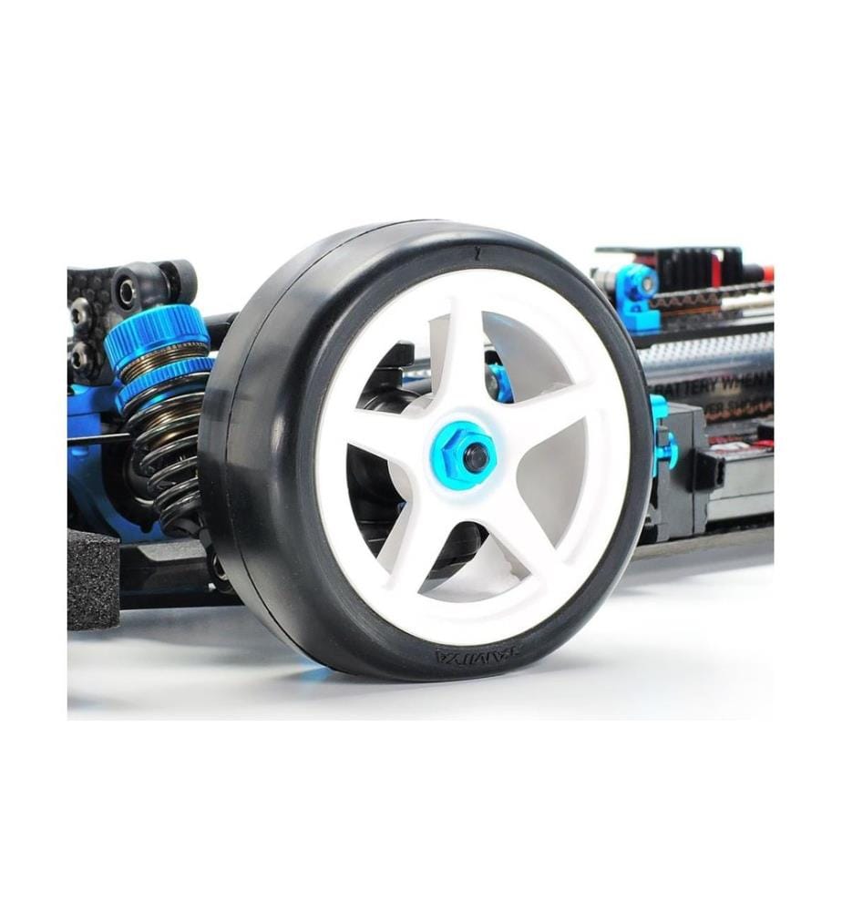 TAMIYA - Pneu Slick, dur, 24 mm, 2 pièces