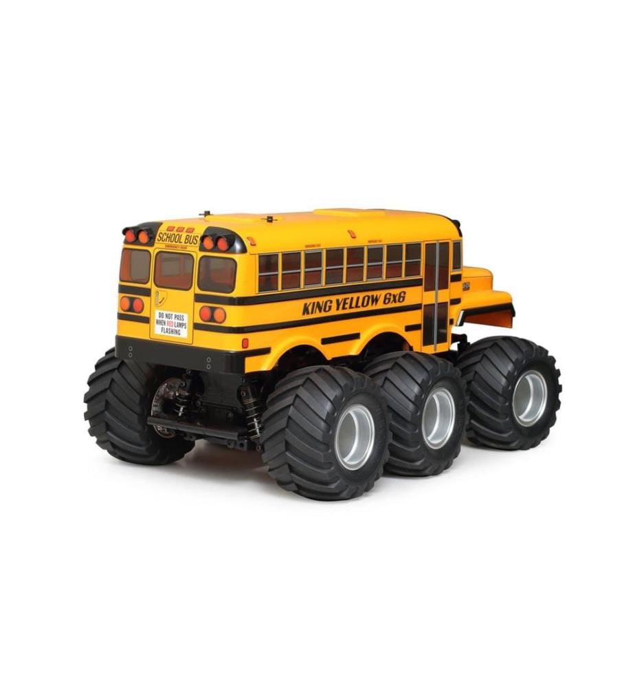 TAMIYA - Monster Truck King Yellow 6x6 G6-01 Kit de construction, 1:18