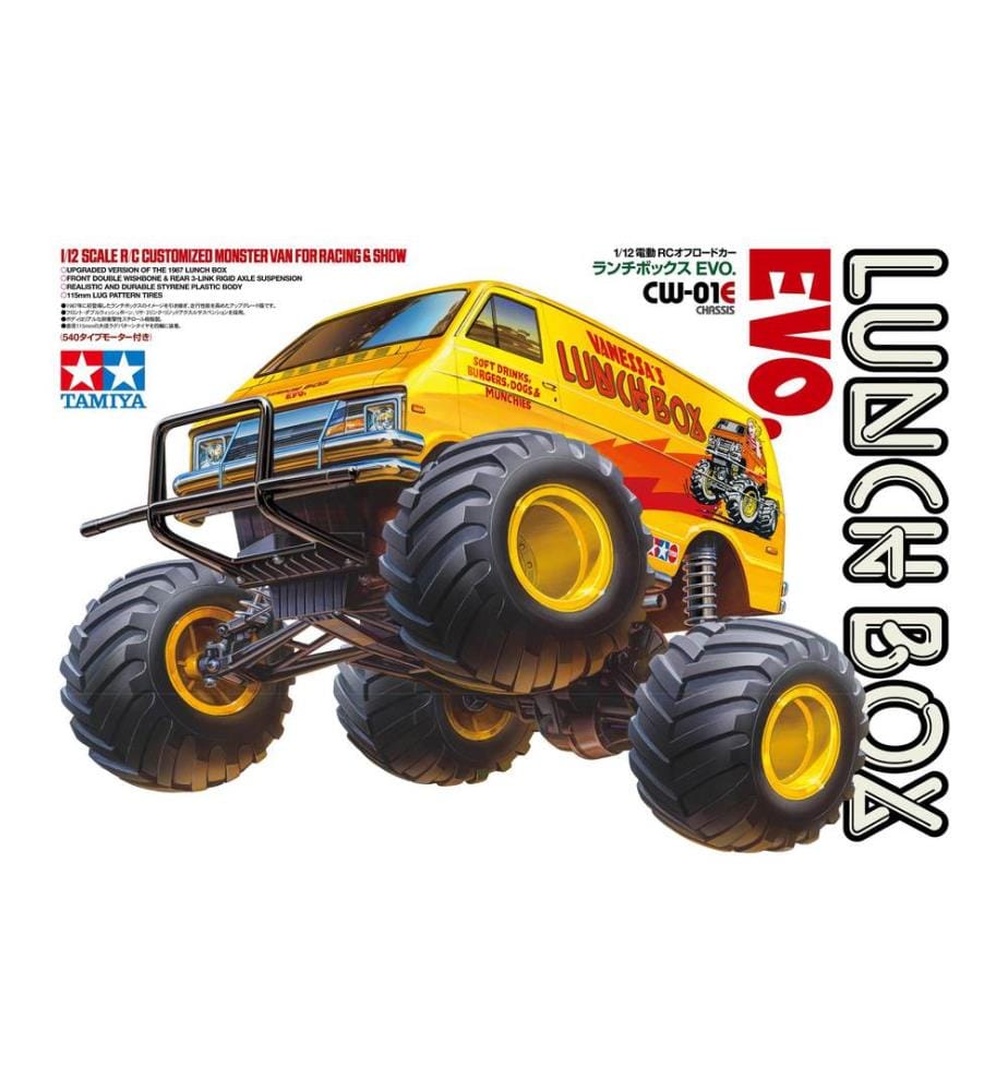 TAMIYA - Monster Truck Lunchbox EVO Bausatz, 1:12