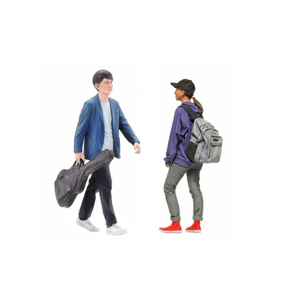 TAMIYA - Kits de montage Amis du campus, set de figurines II 1:24