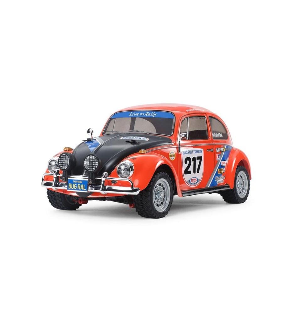 TAMIYA - Volkswagen Beetle Rally MF-01X 4WD Kit de construction avec ESC, 1:10