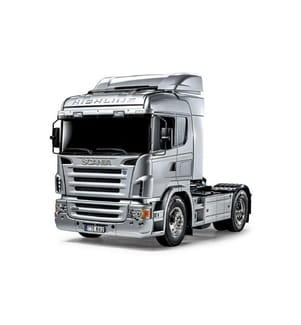 TAMIYA - Camion Scania R470 Highline 4x2 Argent, kit de construction, 1:14