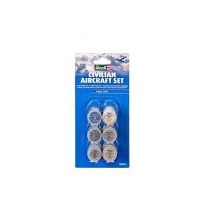 Revell - Peinture acrylique Civilian Aircraft 39 072 set