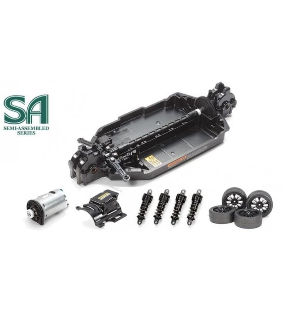 TAMIYA - Chassis Kit TT-02 SA, 4WD, 1:10, kit de construction