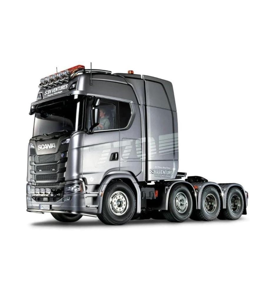 TAMIYA - Camion Scania 770 S 8 x 4/4, Gun Metal Kit de construction, 1:14