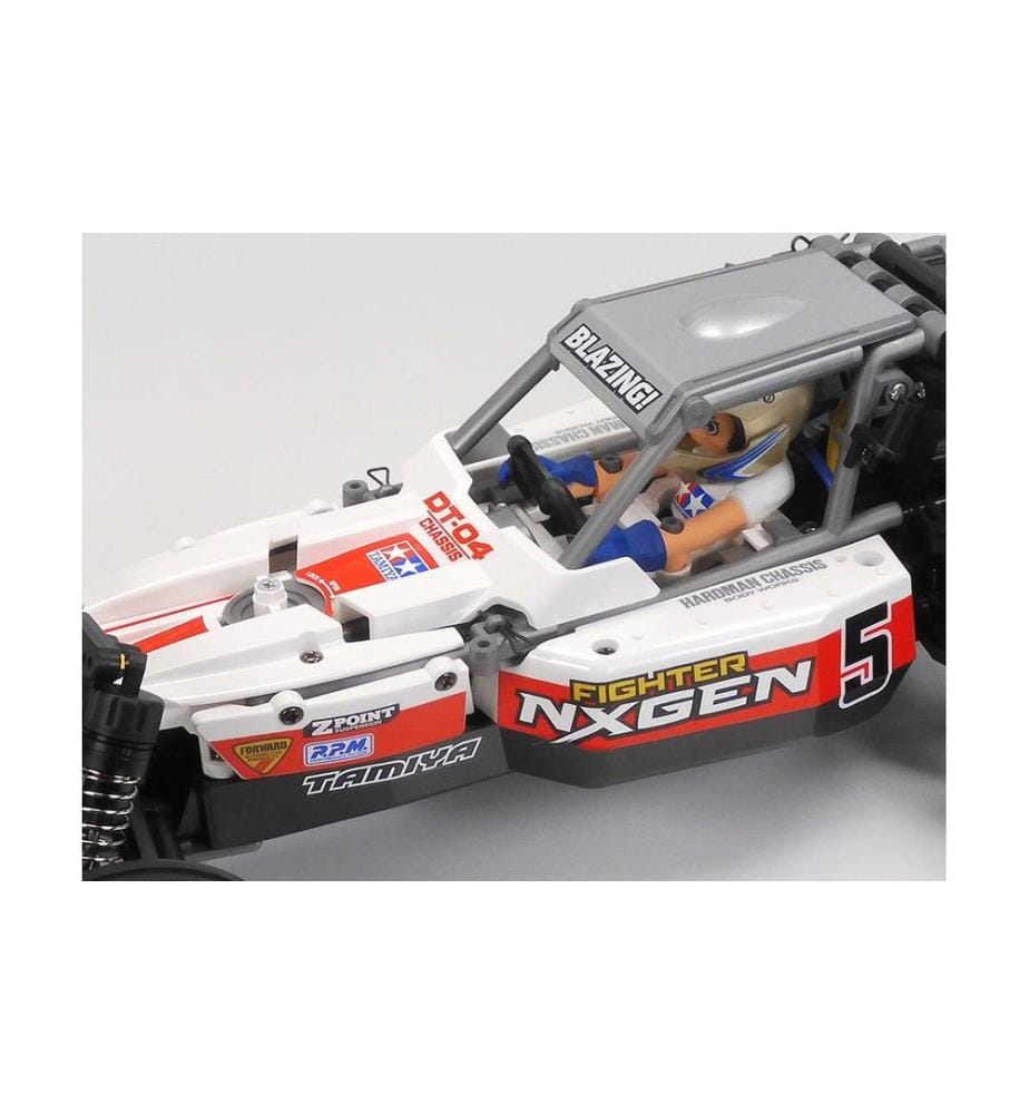 TAMIYA - 1/10 RC Fighter Nxgen Kit de construction, 1:10, RWD, DT-04