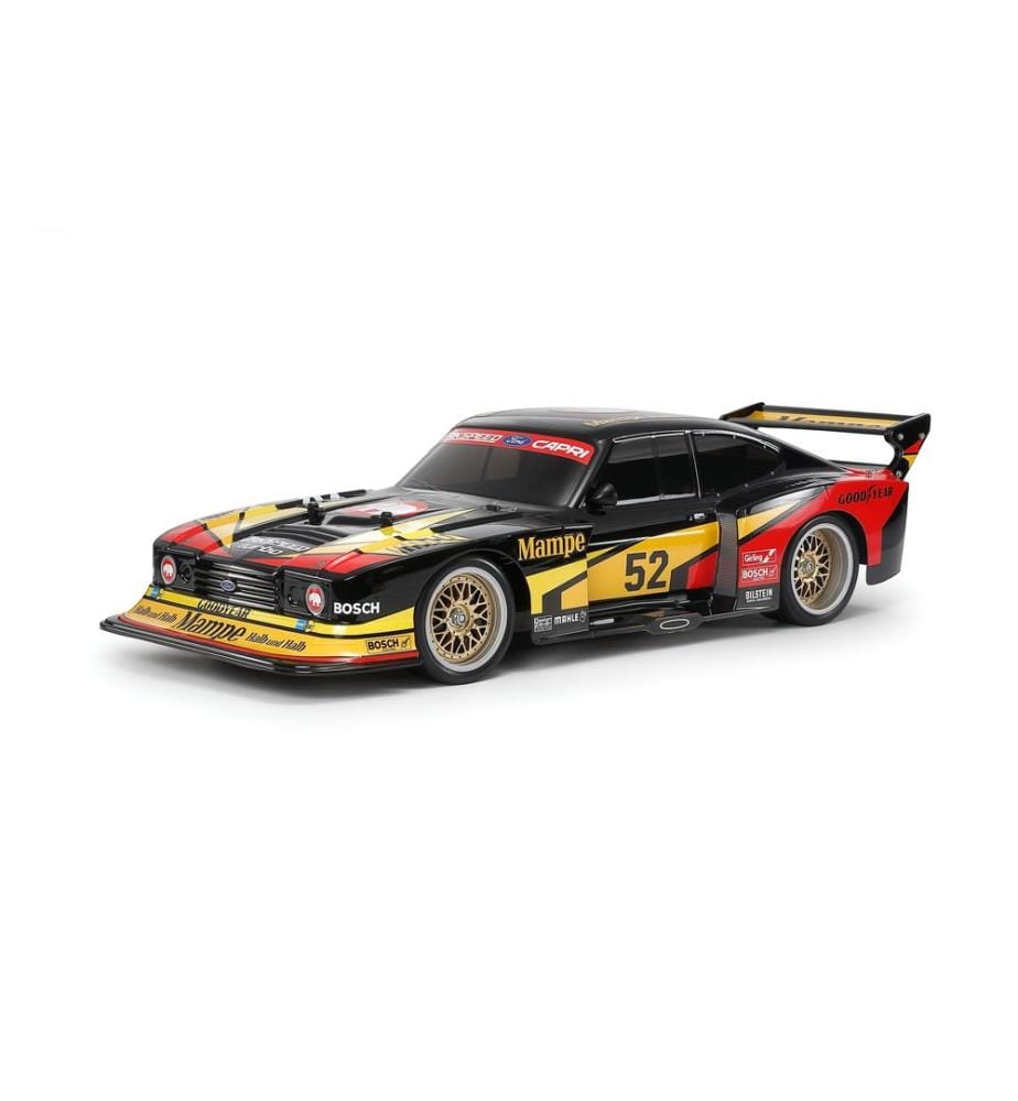 TAMIYA - Voiture de course Ford Zakspeed Capri Turbo 1978 Kit de construction, 1:10