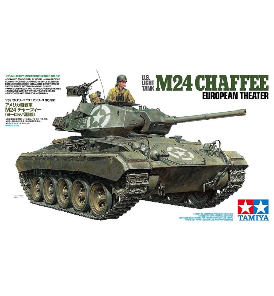 TAMIYA - Kits de montage Kit de montage du modèle M24 Chaffee 1:35