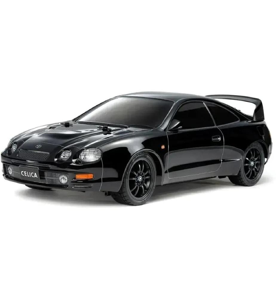 TAMIYA - Toyota Celica GT-Four Black Kit de construction, 1:10, 4WD, TT-02