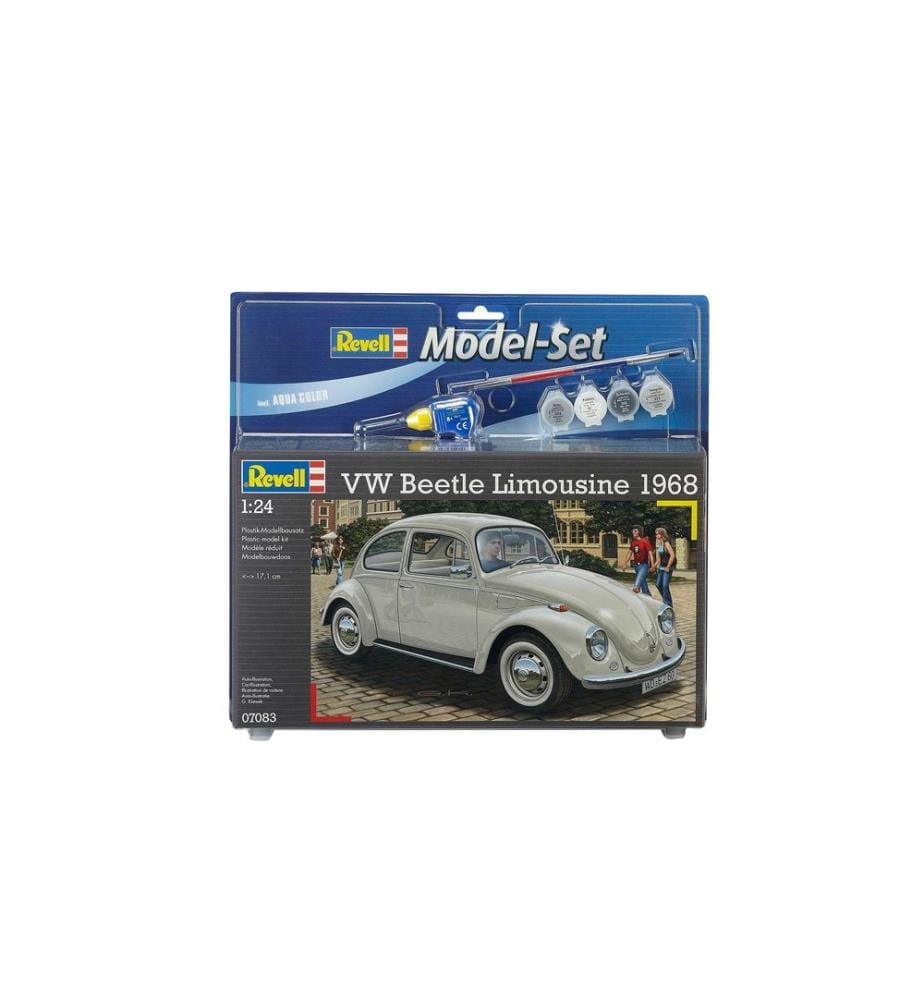 Revell - Kits de montage Model-Set VW Beetle Limousine 1968 1:24