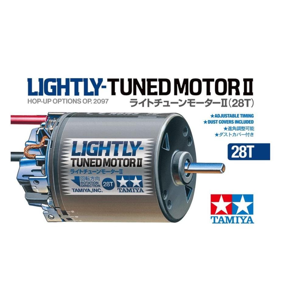 TAMIYA - Moteur à brosses Moteur Lightly Tuned II 28T