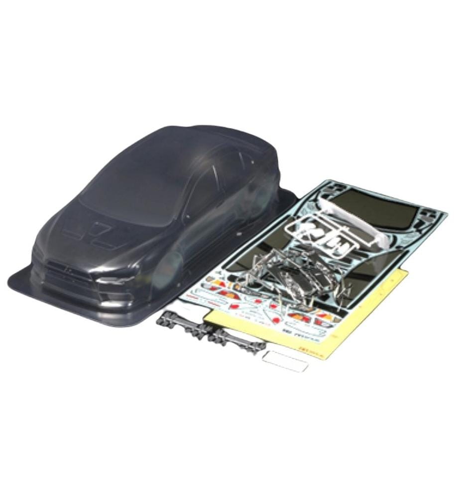 TAMIYA - Karosserie Mitsubishi Lancer Evo X, unlackiert, 190 mm, 1:10
