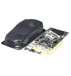 TAMIYA - Karosserie Mitsubishi Lancer Evo X, unlackiert, 190 mm, 1:10