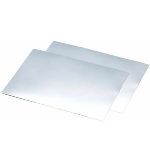 TAMIYA - Aluminium Sticker Ultradünn 2 Stück, 148 x 100 x 0.01 mm