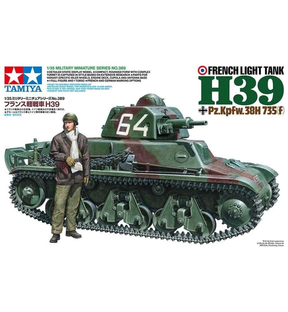 TAMIYA - Réservoir French Light H39 1:35