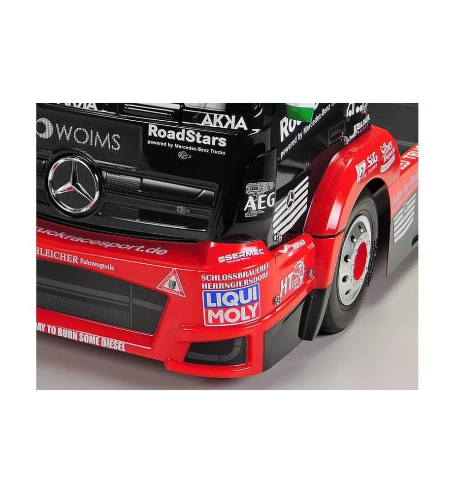 TAMIYA - Camion de course Mercedes Actros MP4 TT-01E 4WD Kit, 1:14