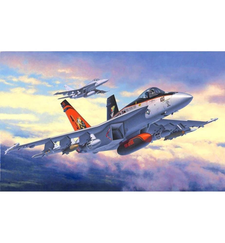 Revell - Kits de montage F/A-18E Super Hornet 1:144