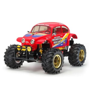 TAMIYA - Monster Truck Monster Beetle, RWD, Bausatz mit ESC, 1:10