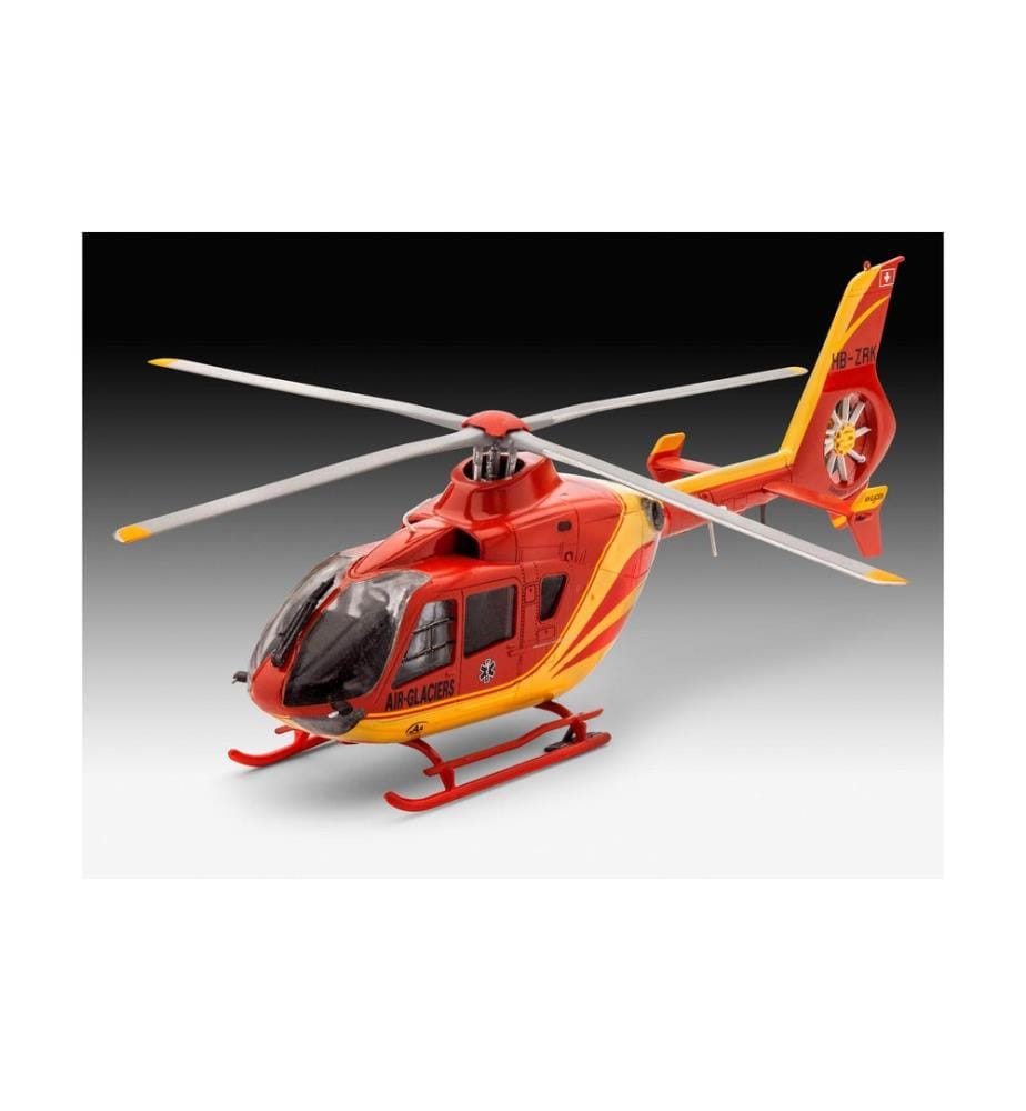 Revell - Kit de démarrage Airbus Helicopters EC135 Air-Glaciers 1:72