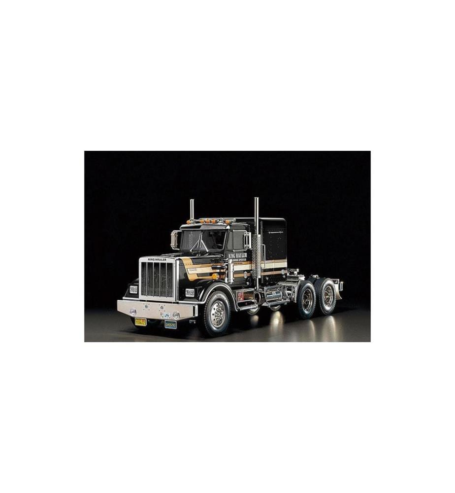 TAMIYA - Camion King Hauler 6x4 Black Edition Kit de construction, 1:14