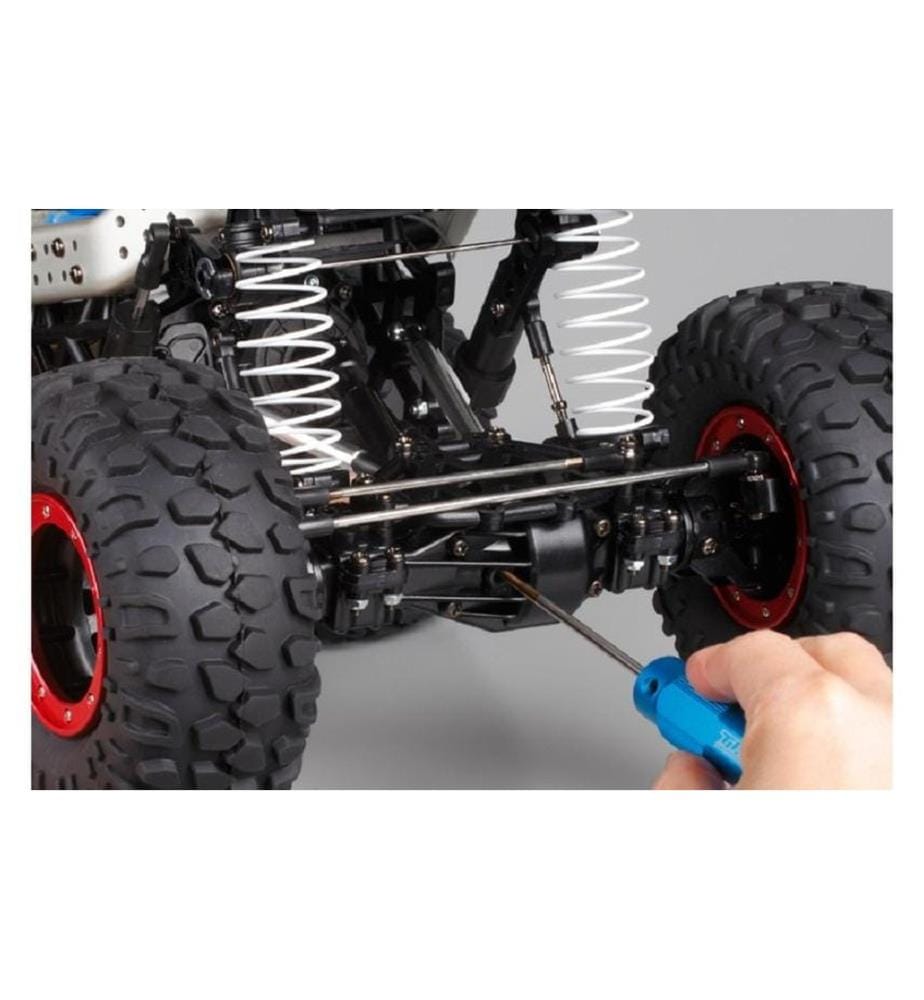 TAMIYA - Rock Crawler Rock Socker (CR-01) kit de construction, 1:10
