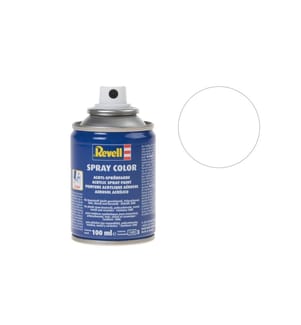 Revell - Acrylique en bombe 100 ml Brillance/Couvrant-Blanc brillant