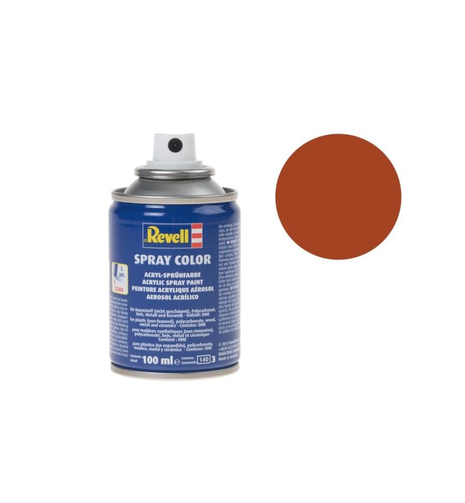 Revell - Acrylspray 100 ml Deckend/Matt-Rostbraun