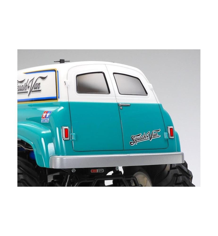 TAMIYA - Monster Truck Squash Van GF-02 4WD Turquoise, kit de construction, 1:10