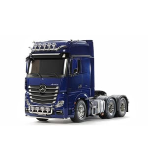 TAMIYA - Camion Mercedes Actros 3363 Gigaspace 6x4 Bleu, kit, 1:14