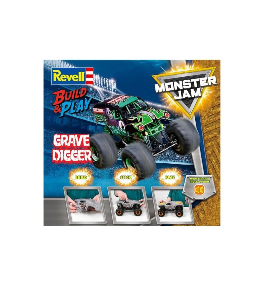 Revell - Build & Play : Monster Jam Grave Digger 1:25