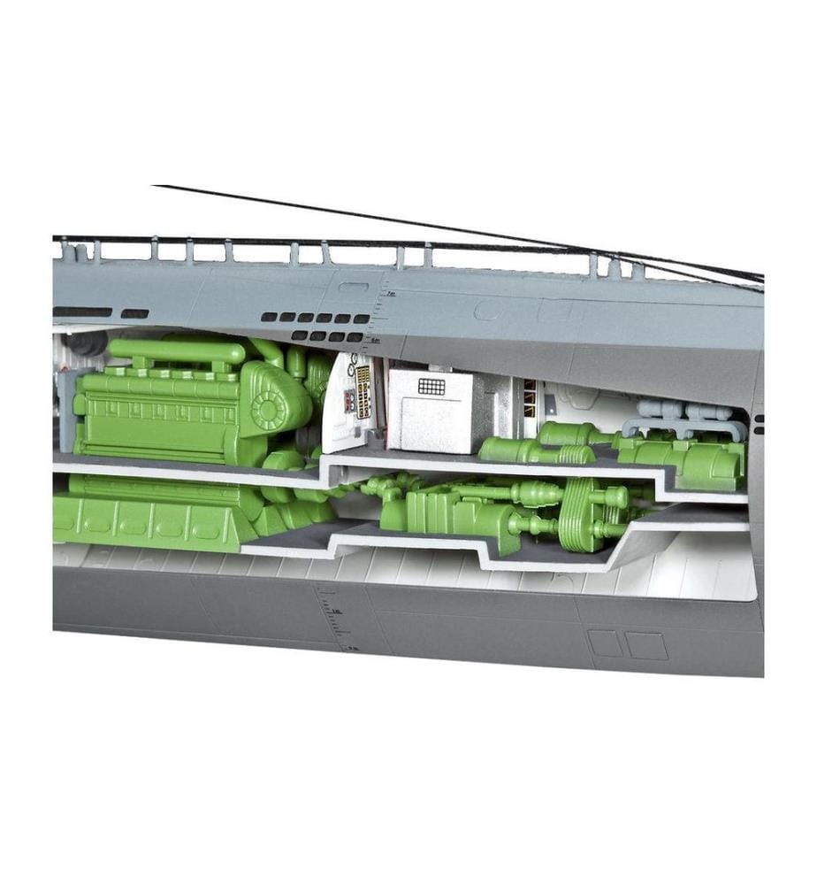 Revell - Bausatz Submarine Typ XXI w. Interior 1:144