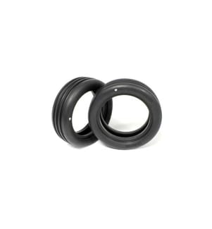 TAMIYA - Pneu Wide-grooved avant, buggy, 2 pièces