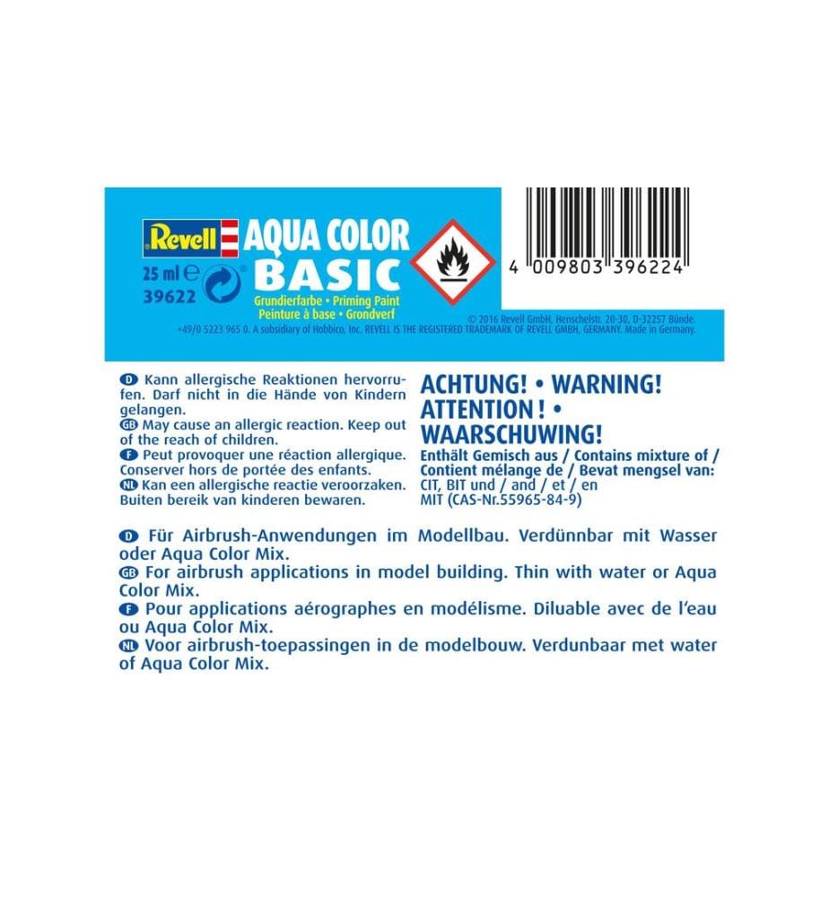Revell - Grundierung Aqua-Color Basic 25 ml