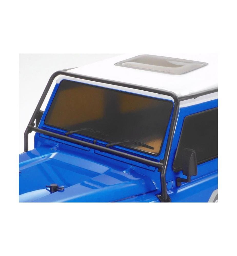 TAMIYA - Scale Crawler Land Rover Defender D90 bleu, CC-02 1:10, kit de construction